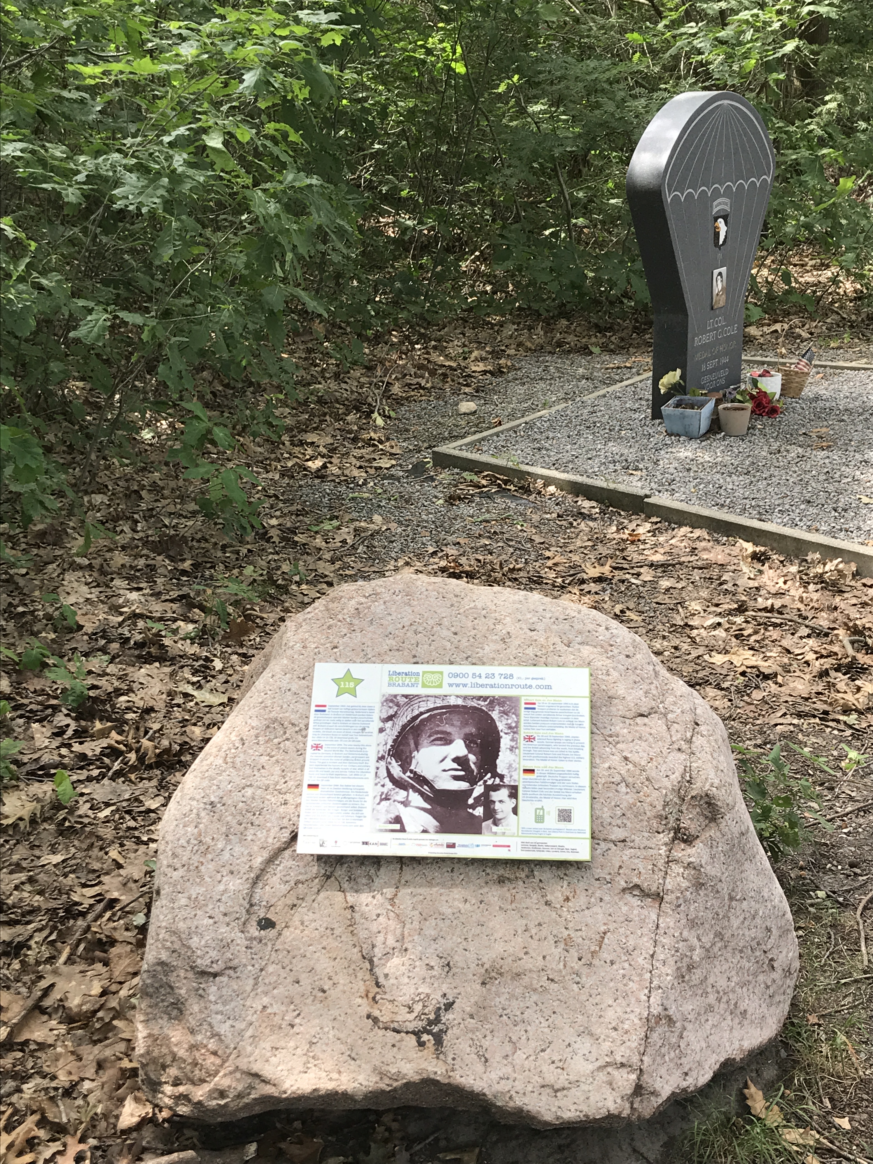 Luisterkei met foto ingezoomd